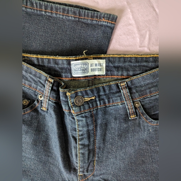 Levi' Strauss & Co Signature Dark Blue 5 Pocket Jeans - Picture 8 of 8